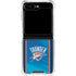 NBA Oklahoma City Thunder Blue Jersey Galaxy Z Flip5 5G Clear Case