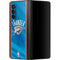 NBA Oklahoma City Thunder Blue Jersey Galaxy Z Fold3 5G Skin
