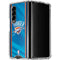 NBA Oklahoma City Thunder Blue Jersey Galaxy Z Fold4 5G Clear Case