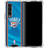 NBA Oklahoma City Thunder Blue Jersey Galaxy Z Fold4 5G Clear Case