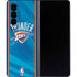 NBA Oklahoma City Thunder Blue Jersey Galaxy Z Fold4 5G Skin