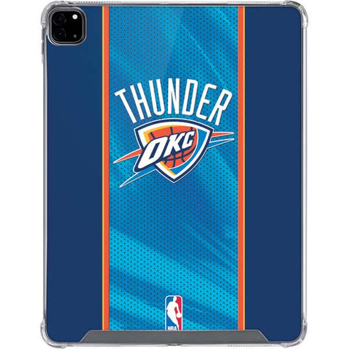 NBA Oklahoma City Thunder Blue Jersey iPad Pro 12.9in (2020) Clear Case