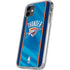 NBA Oklahoma City Thunder Blue Jersey iPhone 11 Clear Case