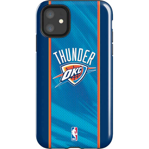 NBA Oklahoma City Thunder Blue Jersey iPhone 11 Impact Case