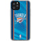 NBA Oklahoma City Thunder Blue Jersey iPhone 11 Pro Clear Case
