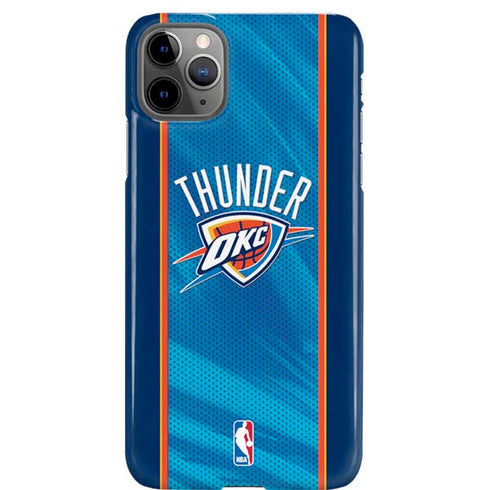 NBA Oklahoma City Thunder Blue Jersey iPhone 11 Pro Max Lite Case