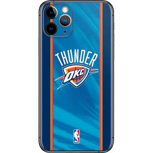 NBA Oklahoma City Thunder Blue Jersey iPhone 11 Pro Skin
