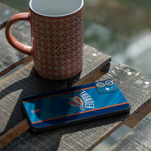 NBA Oklahoma City Thunder Blue Jersey iPhone 11 Skin