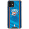 NBA Oklahoma City Thunder Blue Jersey iPhone 12 Clear Case