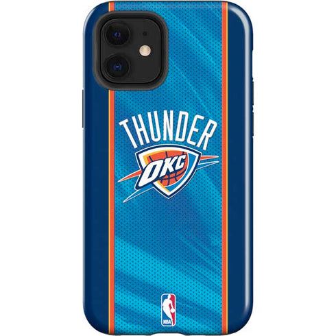 NBA Oklahoma City Thunder Blue Jersey iPhone 12 Impact Case