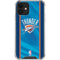 NBA Oklahoma City Thunder Blue Jersey iPhone 12 Mini Clear Case