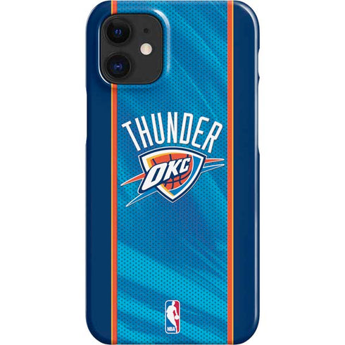 NBA Oklahoma City Thunder Blue Jersey iPhone 12 Mini Lite Case
