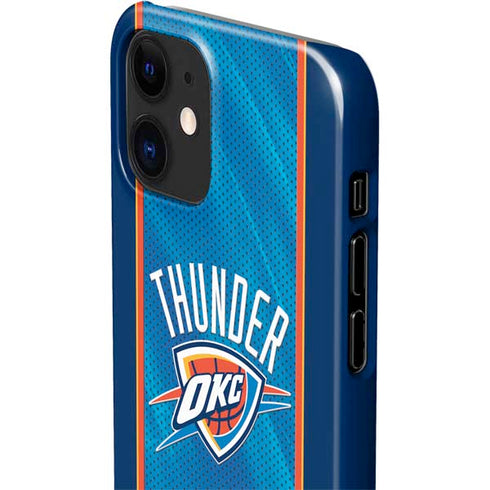 NBA Oklahoma City Thunder Blue Jersey iPhone 12 Mini Lite Case
