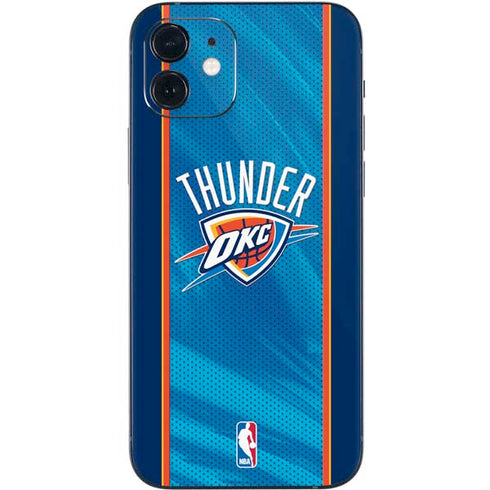 NBA Oklahoma City Thunder Blue Jersey iPhone 12 Mini Skin