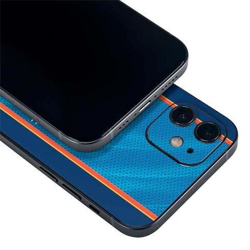 NBA Oklahoma City Thunder Blue Jersey iPhone 12 Mini Skin