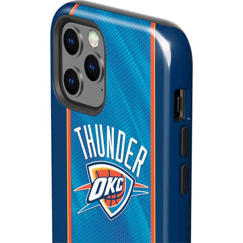 NBA Oklahoma City Thunder Blue Jersey iPhone 12 Pro Max Impact Case