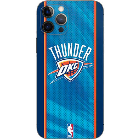 NBA Oklahoma City Thunder Blue Jersey iPhone 12 Pro Skin
