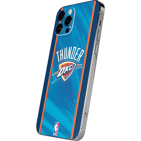 NBA Oklahoma City Thunder Blue Jersey iPhone 12 Pro Skin