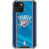 NBA Oklahoma City Thunder Blue Jersey iPhone 13 Mini Clear Case
