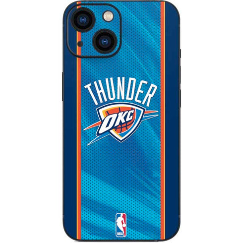 NBA Oklahoma City Thunder Blue Jersey iPhone 13 Mini Skin