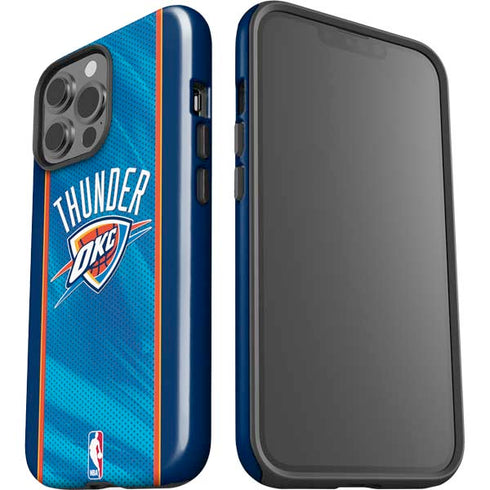 NBA Oklahoma City Thunder Blue Jersey iPhone 13 Pro Max Impact Case