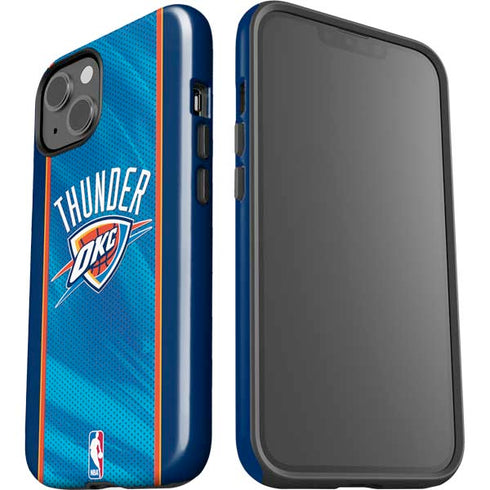 NBA Oklahoma City Thunder Blue Jersey iPhone 14 Plus Impact Case