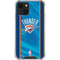 NBA Oklahoma City Thunder Blue Jersey iPhone 14 Plus Clear Case