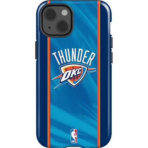 NBA Oklahoma City Thunder Blue Jersey iPhone 15 Impact Case