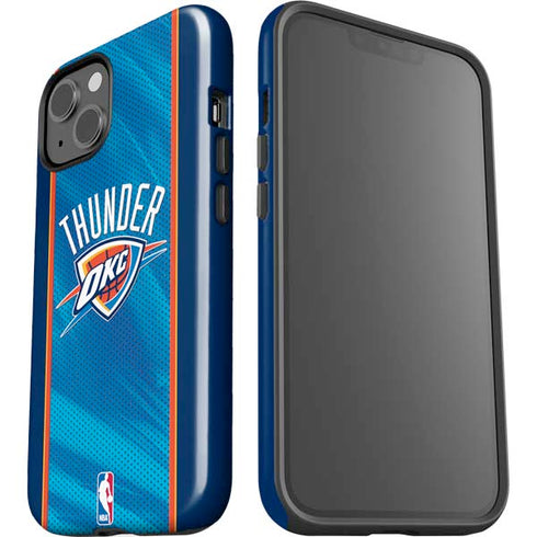 NBA Oklahoma City Thunder Blue Jersey iPhone 15 Impact Case