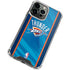 NBA Oklahoma City Thunder Blue Jersey iPhone 15 Pro Clear Case