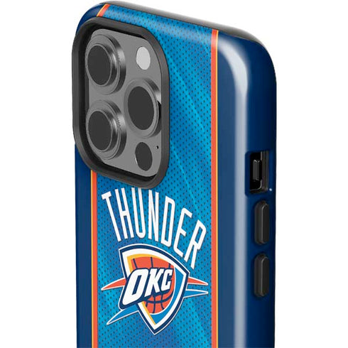 NBA Oklahoma City Thunder Blue Jersey iPhone 14 Pro Impact Case