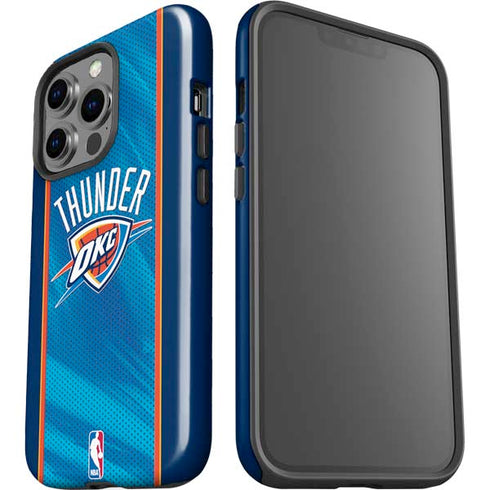 NBA Oklahoma City Thunder Blue Jersey iPhone 15 Pro Impact Case