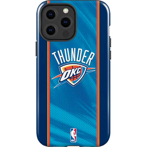NBA Oklahoma City Thunder Blue Jersey iPhone 15 Pro Max Impact Case