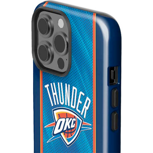 NBA Oklahoma City Thunder Blue Jersey iPhone 15 Pro Max Impact Case