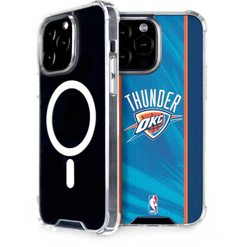 NBA Oklahoma City Thunder Blue Jersey iPhone 15 Pro Max MagSafe Case