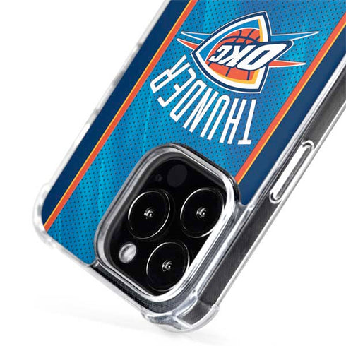 NBA Oklahoma City Thunder Blue Jersey iPhone 15 Pro Max MagSafe Case