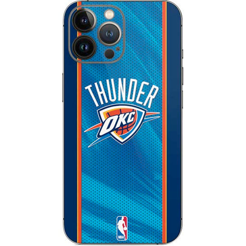 NBA Oklahoma City Thunder Blue Jersey iPhone 14 Pro Max Skin