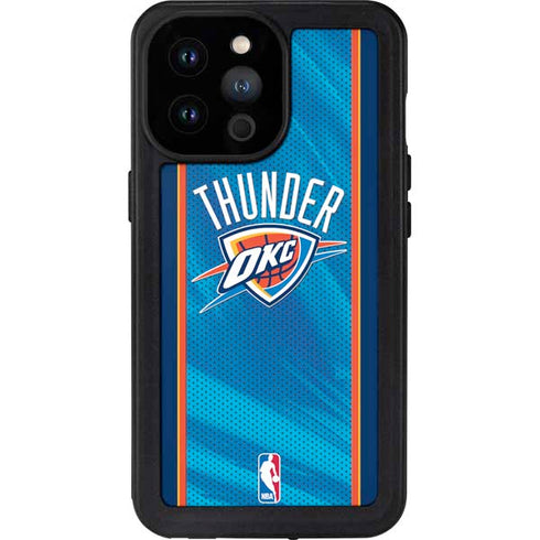 NBA Oklahoma City Thunder Blue Jersey iPhone 14 Pro Max Waterproof Case