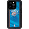 NBA Oklahoma City Thunder Blue Jersey iPhone 14 Pro Waterproof Case
