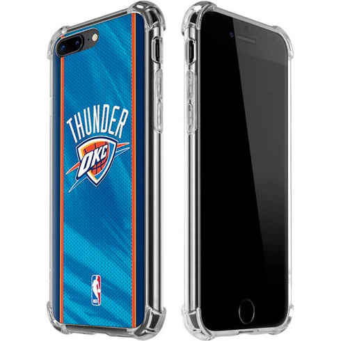 NBA Oklahoma City Thunder Blue Jersey iPhone 7/8 Plus Clear Case
