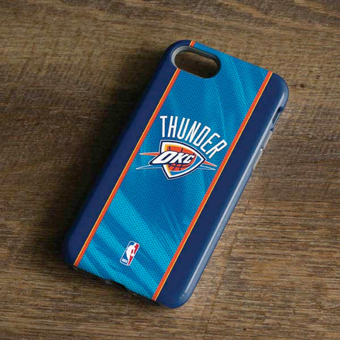 NBA Oklahoma City Thunder Blue Jersey iPhone 8 Pro Case