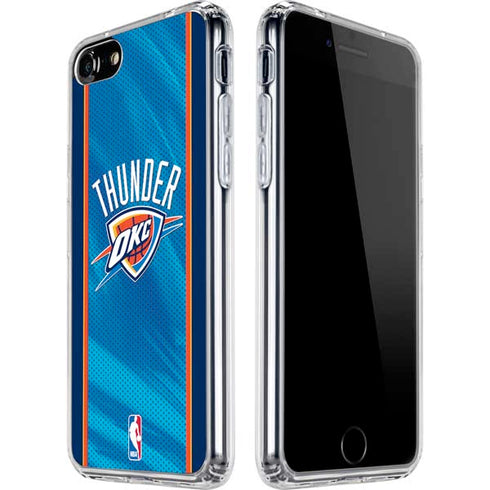 NBA Oklahoma City Thunder Blue Jersey iPhone SE (2nd & 3rd Gen) Clear Case