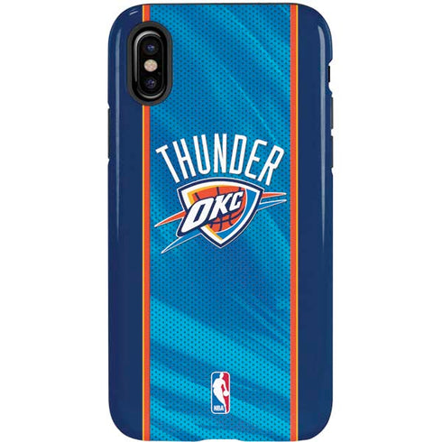 NBA Oklahoma City Thunder Blue Jersey iPhone X Pro Case