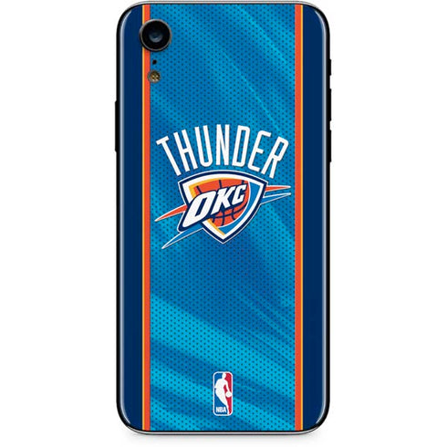NBA Oklahoma City Thunder Blue Jersey iPhone XR Skin