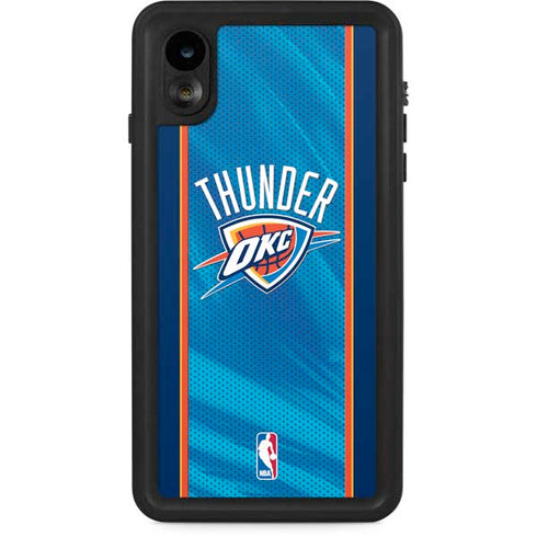 NBA Oklahoma City Thunder Blue Jersey iPhone XR Waterproof Case