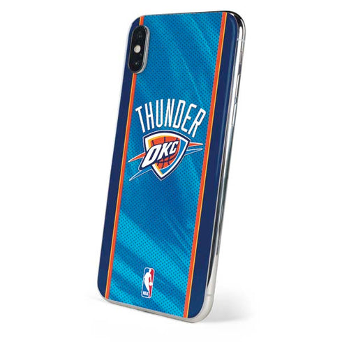 NBA Oklahoma City Thunder Blue Jersey iPhone XS Max Skin