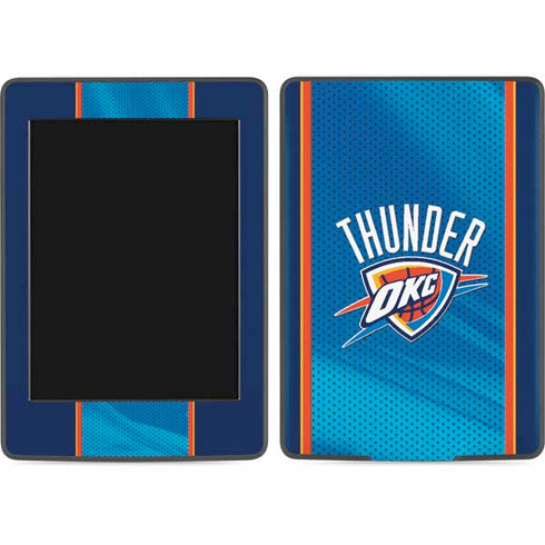 NBA Oklahoma City Thunder Blue Jersey Amazon Kindle Skin