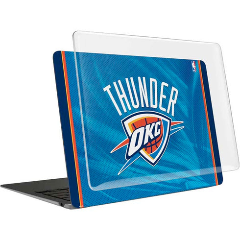 NBA Oklahoma City Thunder Blue Jersey MacBook Air 13in M1 (2021) Case plus Skin