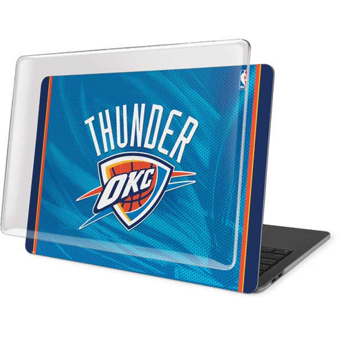 NBA Oklahoma City Thunder Blue Jersey MacBook Pro 16in (2019-20) Case plus Skin