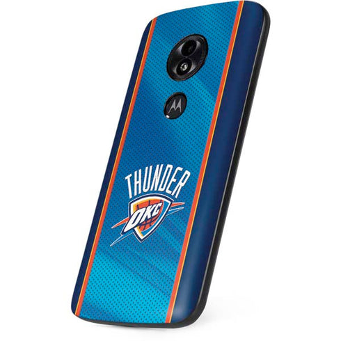 NBA Oklahoma City Thunder Blue Jersey Moto E5 Play Skin